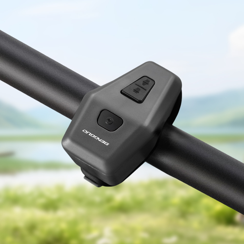 Electric Bike Bell with Anti-Theft Alarm Motorcycle Electric Horn Waterproof Electronic Bicycle Horn