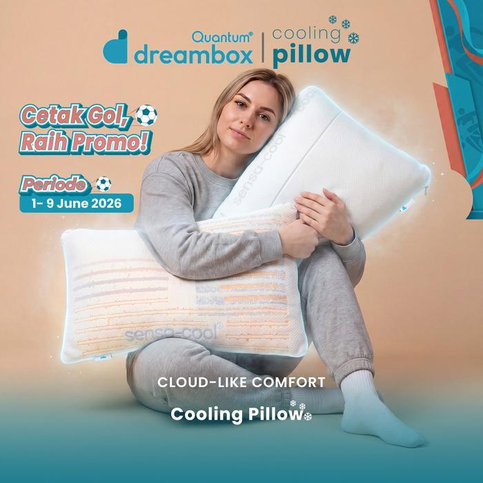 Quantum Dreambox Cooling Pillow / Bantal Dingin / Dual Comfort