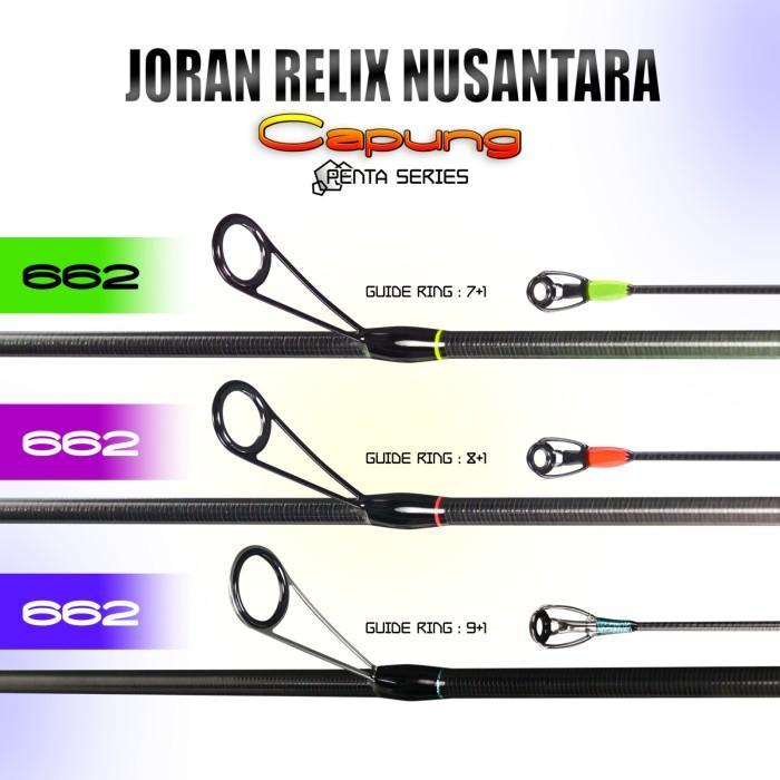 Joran UL Relix Nusantara - Joran Pancing CAPUNG 622 662 702 732 802 902 1032
