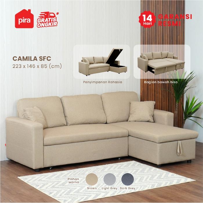 Pira Bavarian - Camila Sfc Convertible Sofa / Multifungsi Pasti Promo