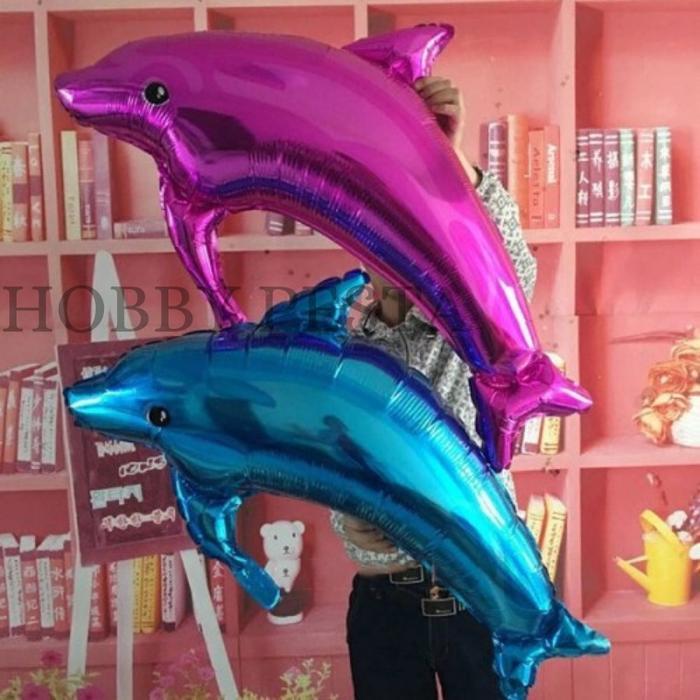 BALON FOIL DOLPHIN JUMBO / BALON DOLPHIN / BALON IKAN JUMBO