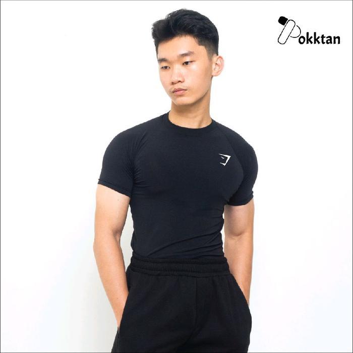 LUBBY Baju Olahraga Kompresi Ketat Gymshark/ Baju Gymshark/ Baju Olahraga Gymshark