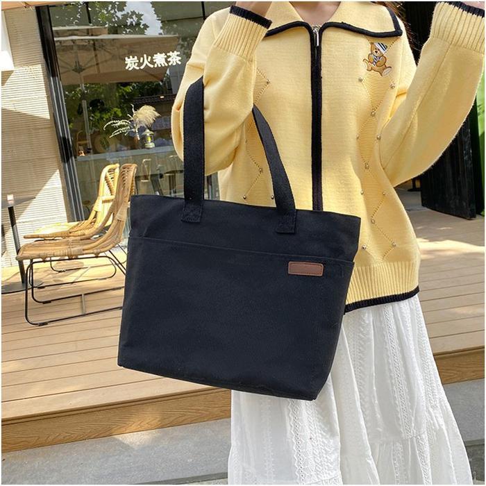 Hayden Cordelia Bag Tote Bag Wanita Kualitas Premium Import Model Korea Terbaru Tas Kanvas Besar -