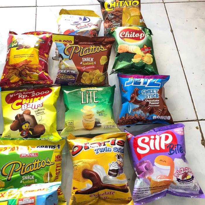 GRATIS ONGKIR Snak ciki makanan ringan duaribuan