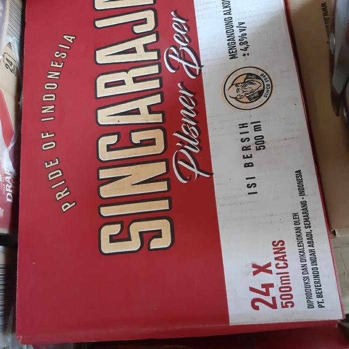 Promo Singaraja Kaleng Isi 24X500Ml Terlaris