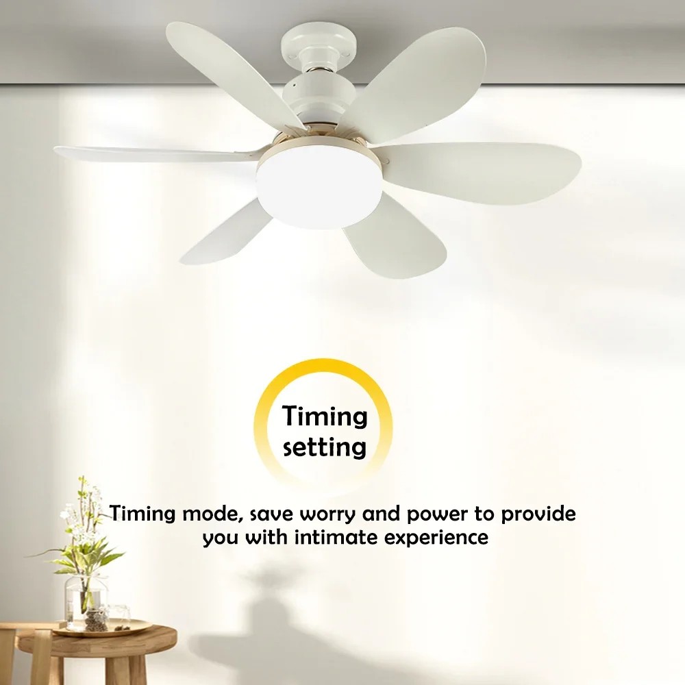 20-40W LED CeIling Fan Light E26 E27 Base Wireless Remote Smart Fan 3 Adjustable with Lighting Modes