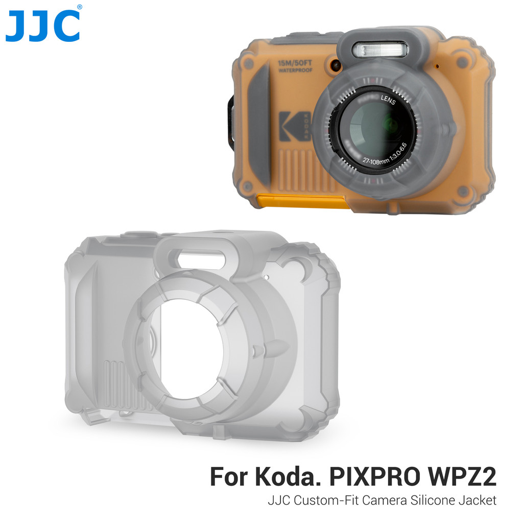 JJC Soft Silicone Case for KODAK PIXPRO WPZ2 Anti-Scratch Fit Lightweight Protective Case Kodak