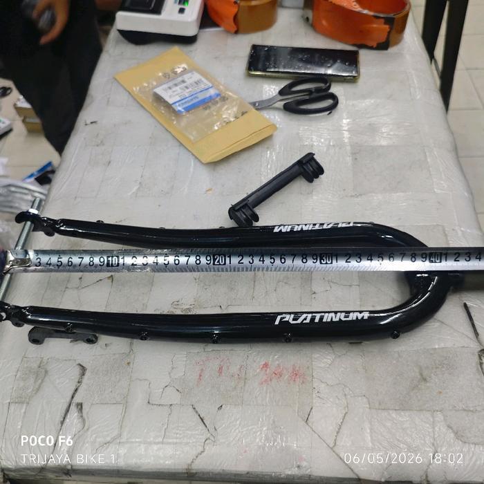 Fork Rigid 26 27.5 29 700C Gravel Disc Brake Platinum Oversize Os 28.6 Black Steel Gravel