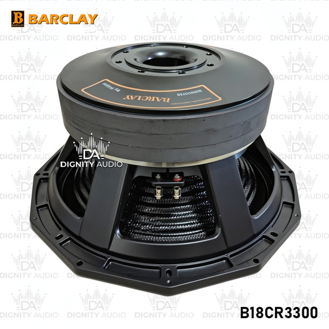 Komponen Speaker 18 Inch BARCLAY B18CR3300 Khusus Balap 3 Triple Magnet Original