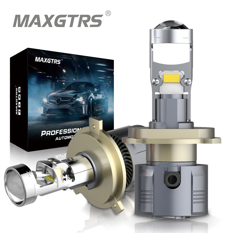 H7 LED Headlight Projector Lens Bi-LED H4 High Beam Low Beam H11 H8