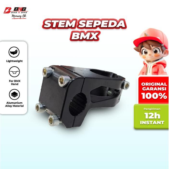 BNB (Bike N Bike) - Stem Sepeda Bahan Alloy / Tiang Dudukan Sepeda / Stem Sepeda BMX INTER Polos