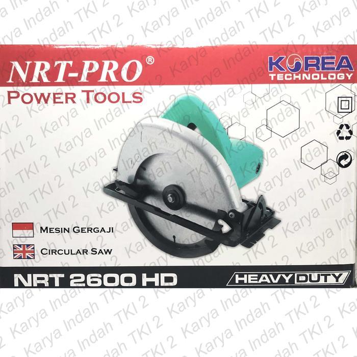 tokobryani Circular Saw 7" NRT-PRO 2600 HD Mesin Gergaji Circle 7 800 Watt Kecil