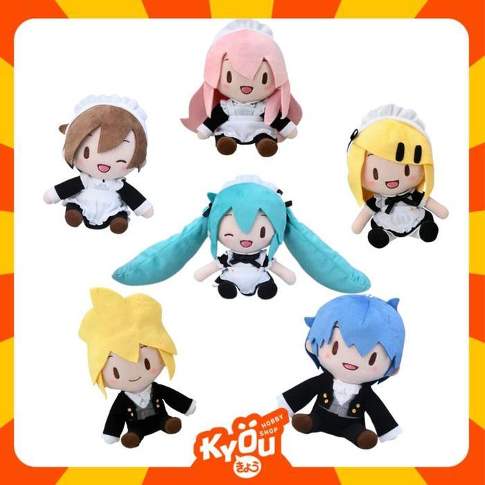 HOT SALE MIKU RIN LEN LUKA KAITO MEIKO FUWA PETIT / MINI PLUSH MAID AND BUTLER VER. VOCALOID