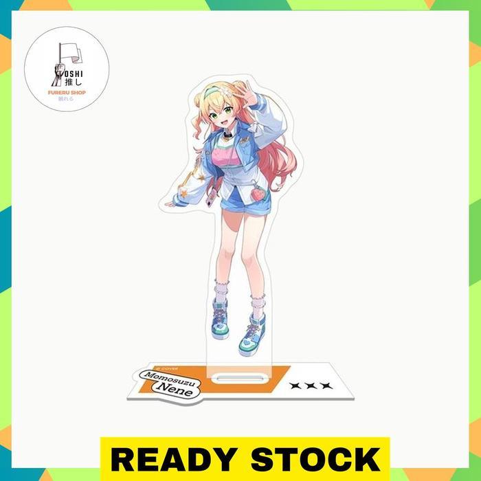 HOT SALE HOLOLIVE MEET MOMOSUZU NENE ACRYLIC STAND (12CM) TERMURAH