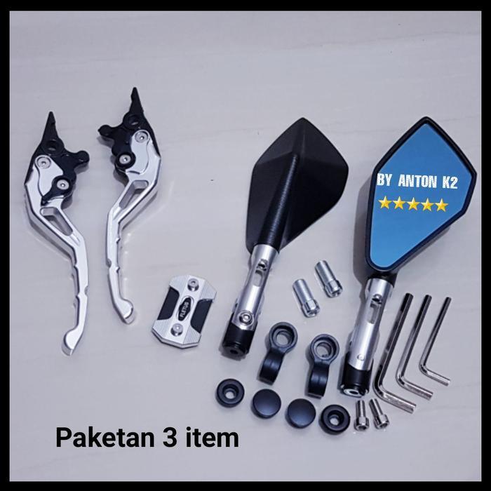 Paketan 3 Item-Spion Tomok Variasi Motor Aerox 155/Aerox 155 New/Lexi