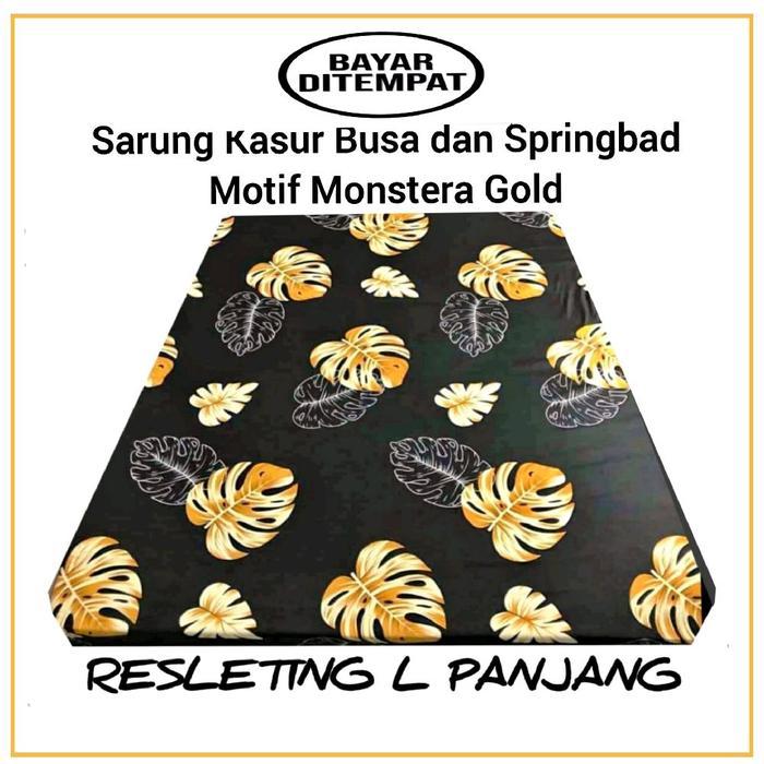TERMURAH Sprei Kasur Busa Resleting Tebal 40 35 30 cm - Sarung Kasur Busa Resleting bahan Katun