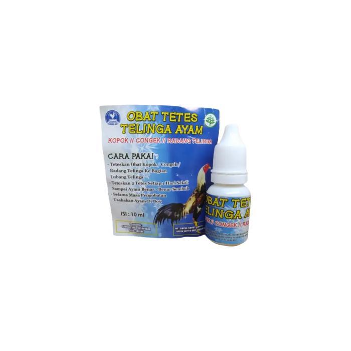 OBAT TETES TELINGA AYAM 1 RENTENG SAWUNG JALU OBAT TELINGA AYAM SAKIT CONGEK KOPOK RADANG BENGKSK