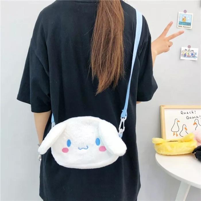 PRODUK TERBATAS Tas Selempang Boneka Cinnamoroll Lucu Import Sling Bag Bulu Korea Slingbag