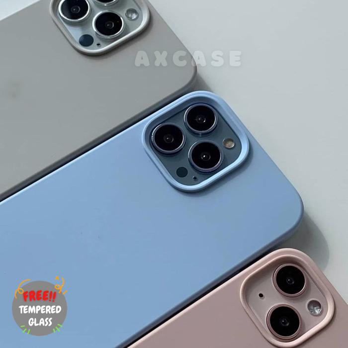 Premium Premium Silicone Case Untuk Iphone 13 Pro Max Mini Full Cover Softcase Polos Anti Gores