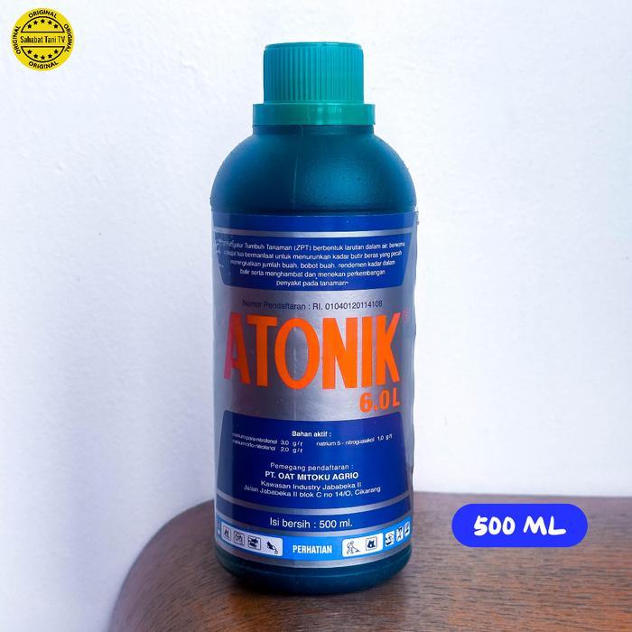 ` Atonik 6.0 L Kemasan 500 ml untuk Tanaman Hias & Anggrek Dosis 0.5-1 ml per Liter Cocok untuk