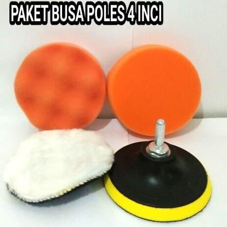 Paket Busa poles 4inci Poles Mobil Poles Motor