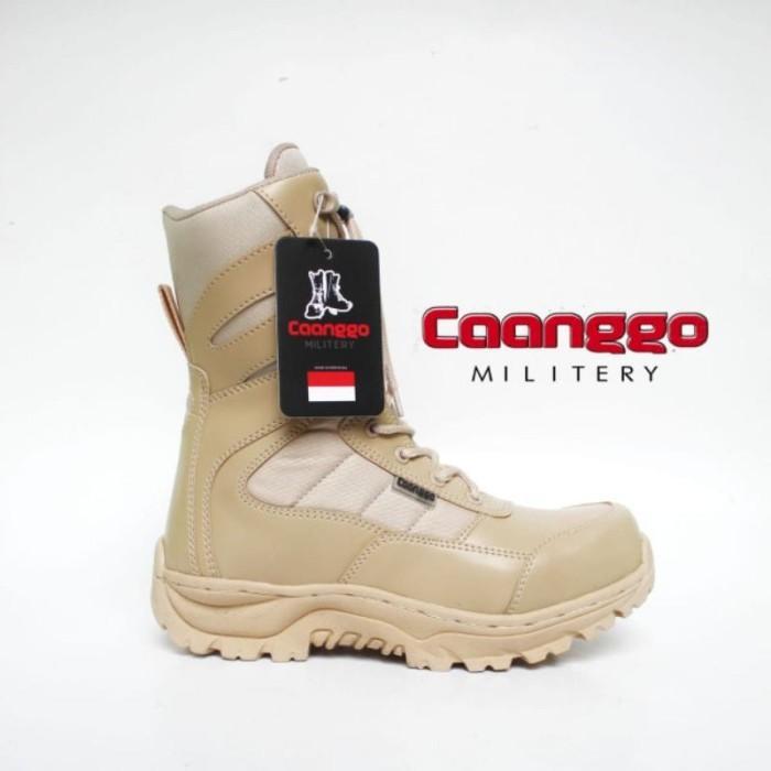 sepatu pdl satpol pp PNS KMENHAN atalla cream caanggo kulit 8 inci