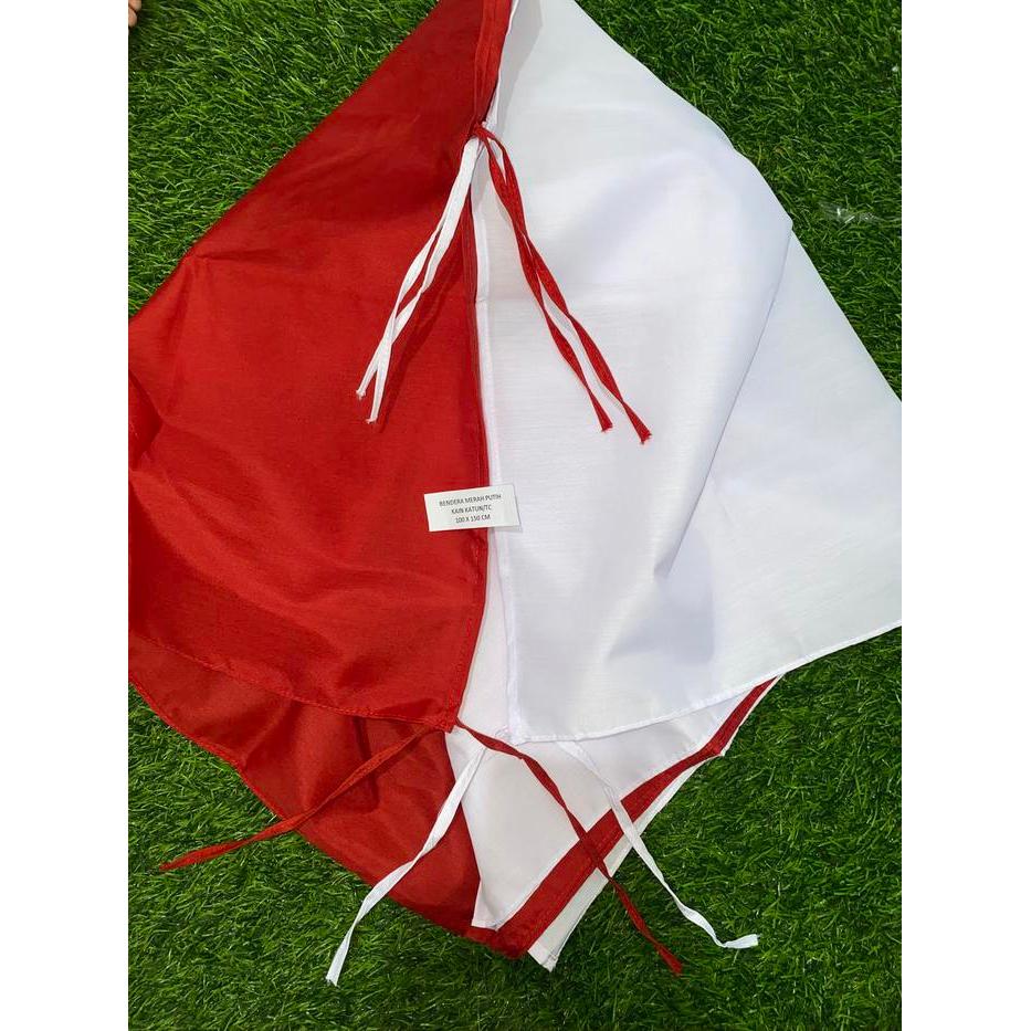 Bendera Kain Katun Tetoron (Tc) 150 X 100 Cm Bendera Indonesia Merah Putih