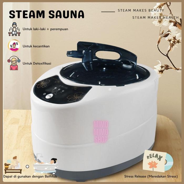 TERLARIS PORTABLE STEAM SAUNA HOME BATH SPA SAUNA ALAT SAUNA RUMAH TERMURAH