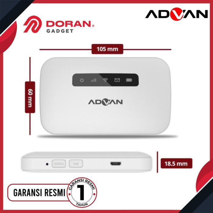 ADVAN Ipocket MIFI MF01 Bundling Indosat Unlock All Operator baterai 2500 mAh Portable Modem Garansi