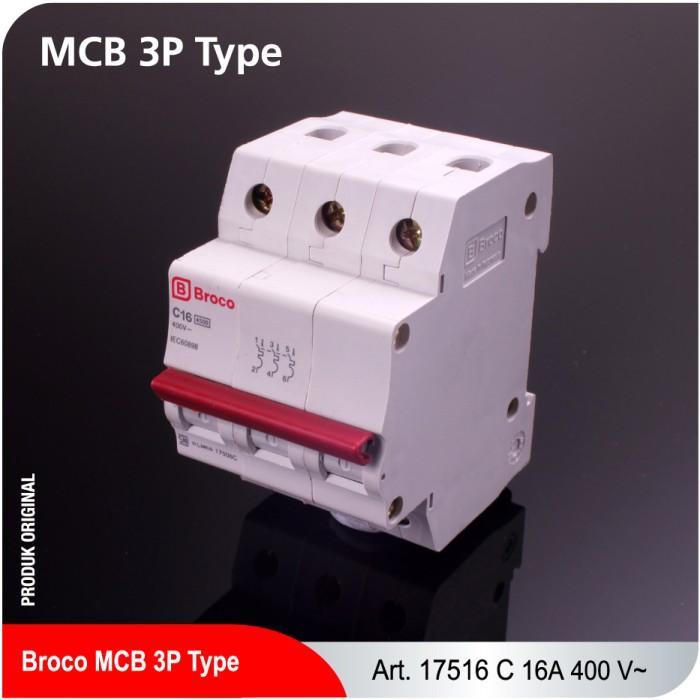 BROCO MCB 3 PHASE 16A (17516C)