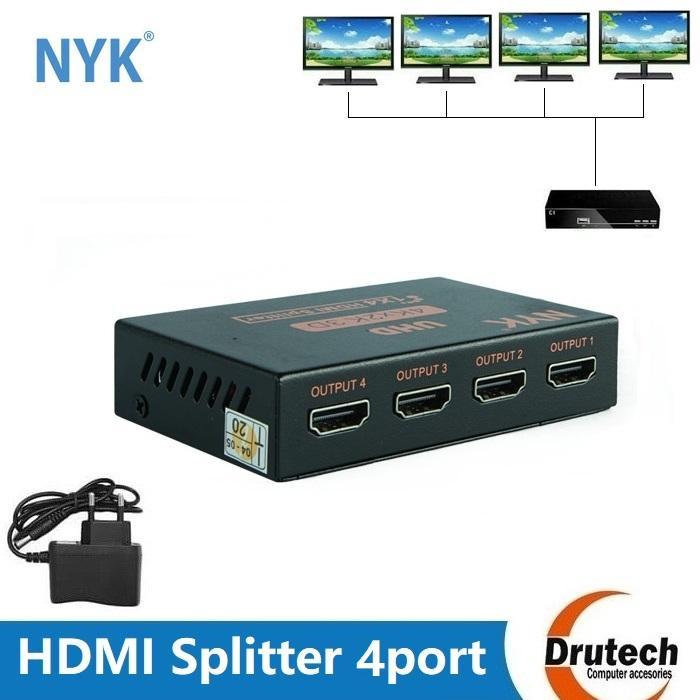 Sale Hdmi Splitter 4 Port Nyk