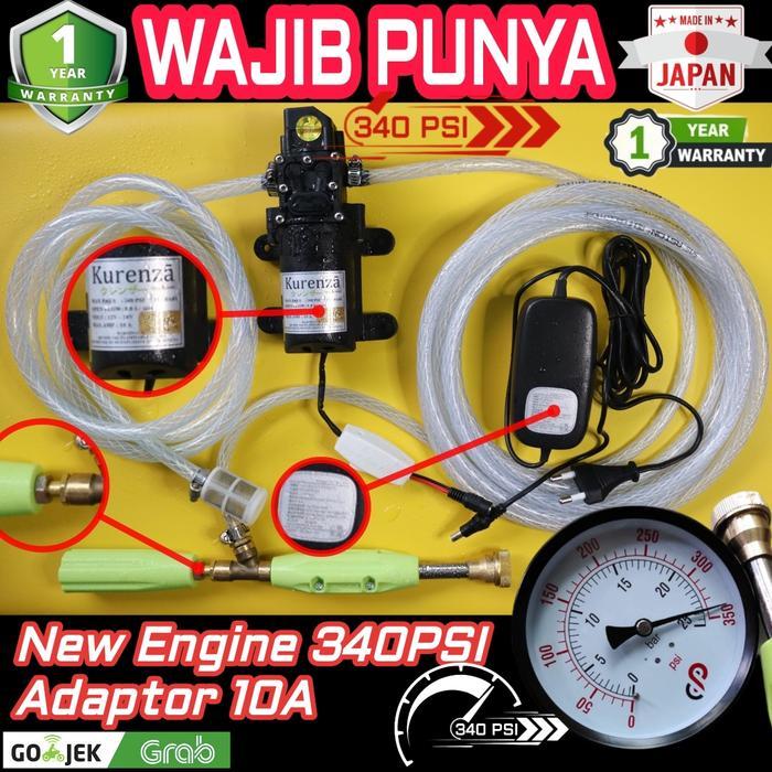 Mesin Cuci AC Mobil Motor 100 Watt 340 PSI Lengkap dengan Selang dan Adaptor