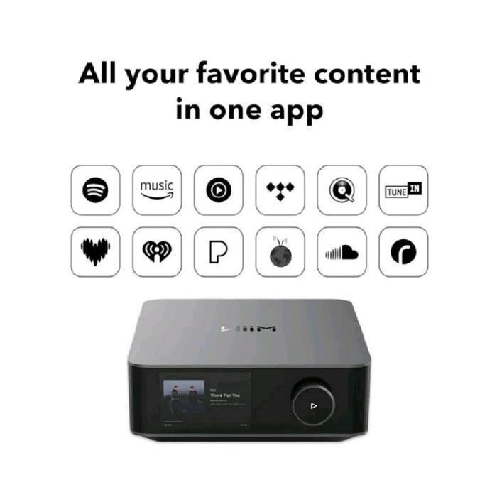 Wiim AMP Ultra / WIIM AMP Ultra Streaming Amplifier With Premium ESS ES9039Q2M DAC