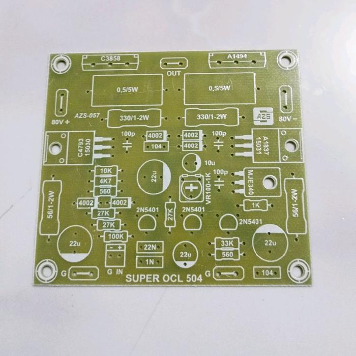 PCB SOCL 504 Power Amplifier Fiber FR4