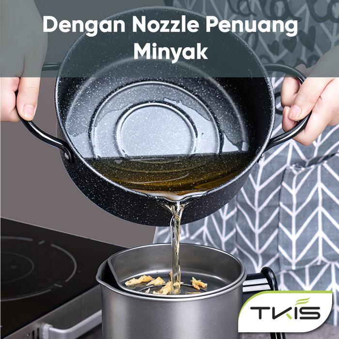 BERMUTU (COD) TKIS Kitchenware Panci penggorengan / Panci multifungsi Deep Frypan Cookware TK-829