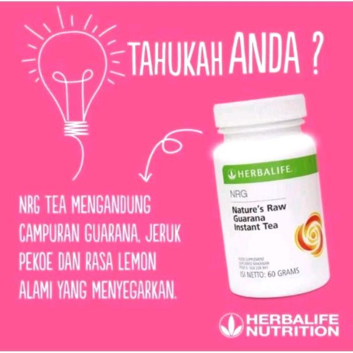 Teh Herbalife NRG Original - Natures Raw Guarana Herbal Teh - NRG Herbalife Teh Original