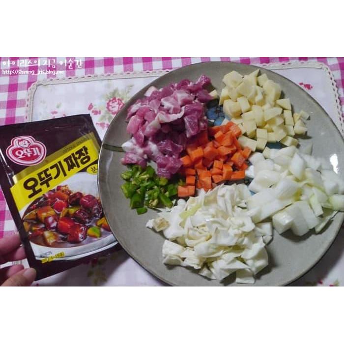 Ottogi Jjajang Sauce 1Kg Bumbu Saus Kacang Hitam Jajang Korea Import Best Quality