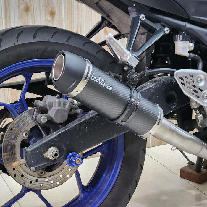 Leovince GP Corsa EVO Long slip on Kawasaki KLE 500 akrapovic arrow prospeed