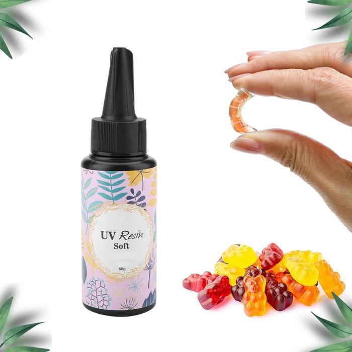 Soft UV Resin / UV Resin Flexible / Crystal Clear UV Curing Epoxy Resin Soft