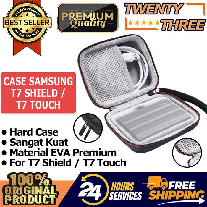 TERLARIS Samsung T7 Case T7 Touch SSD Casing Case Cover Hardcase Tas Pouch Kotak