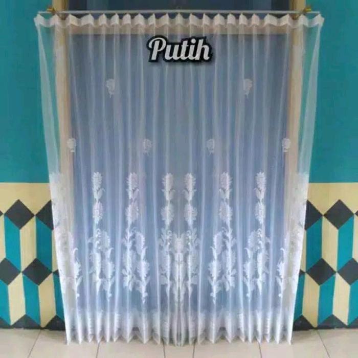 "New" Vitrase gorden lapisan gorden Daleman gorden furing Gorden tirai gorden jendela minimalis