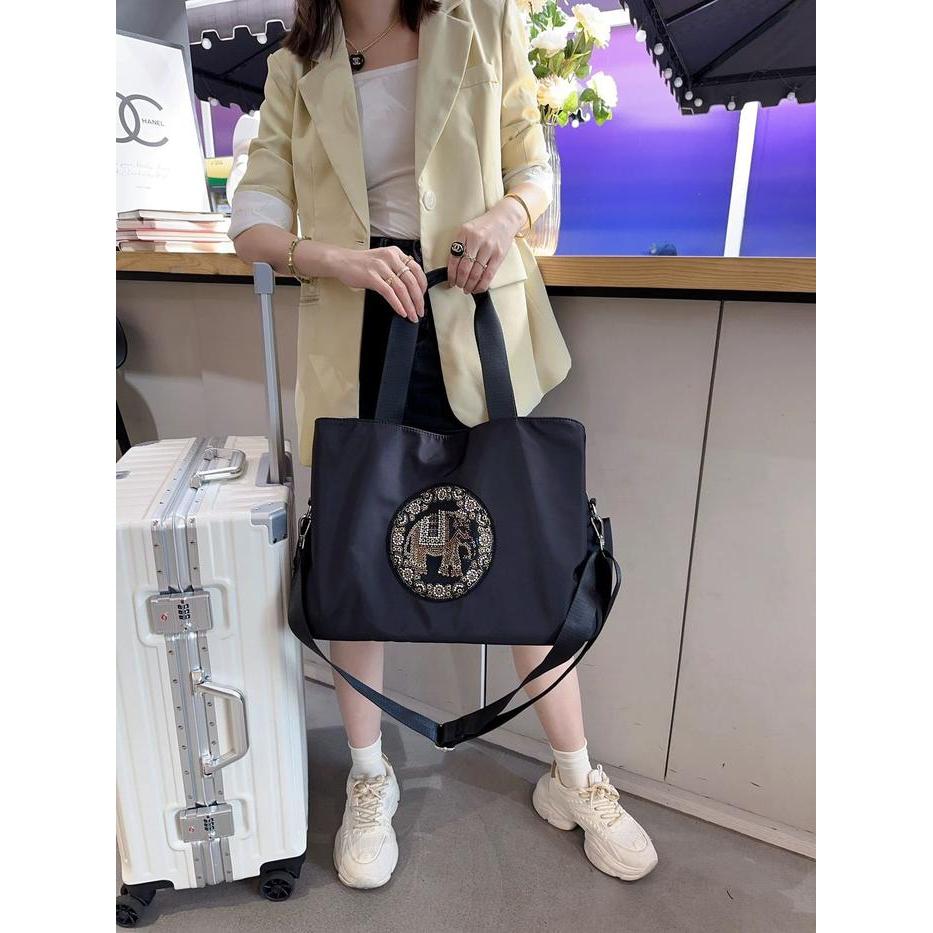 BISA COD MOONBAGS Tas Travel Motif Gajah Tas Perjalanan dan Mudik - CK-068