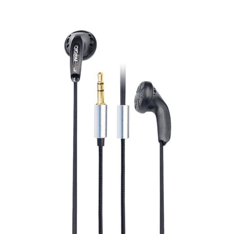 QIGOM S300 In Ear Earphone 300ohm High Impedance Flat Head Earbud HIFI Earplugs 3.5mm 4.4mm Vocal