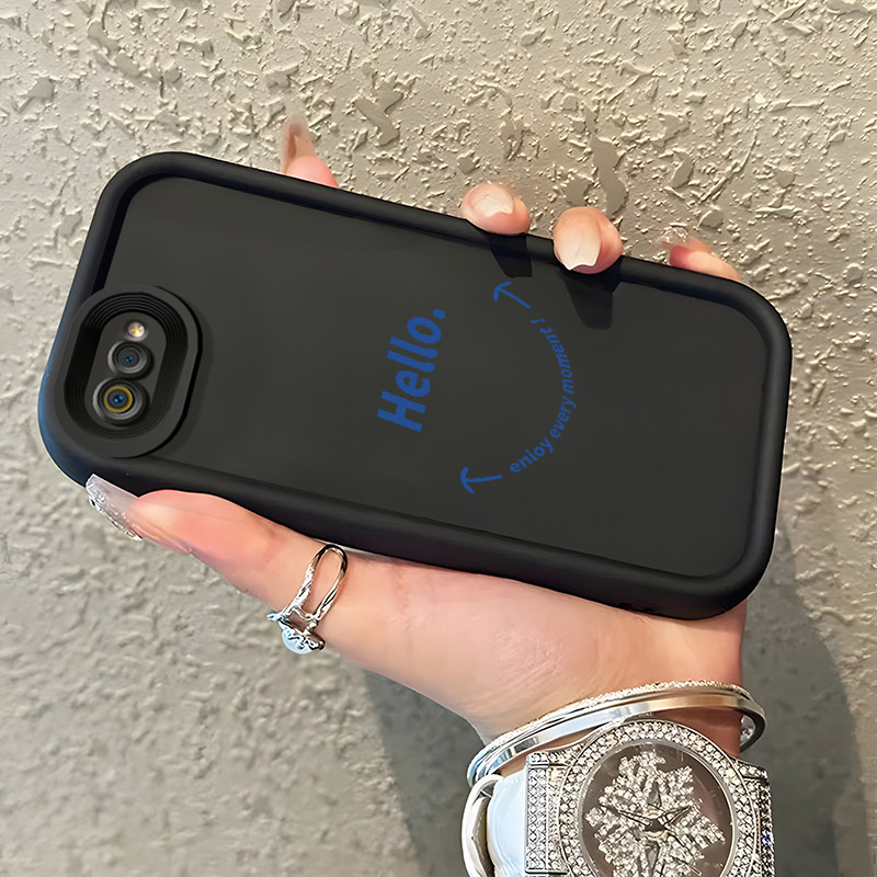 Casing Hp Realme C2 Realme C2s OPPO A1K Case Casing Kematian Smile Emoji Tas Pola kasus ponsel tangg