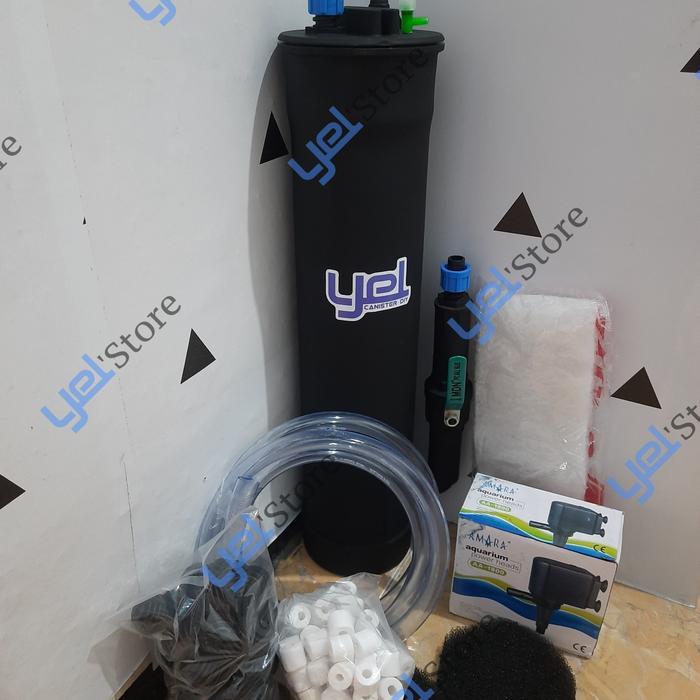Ige FILTER CANISTER DIY 40CM FULLSET SIAP PAKAI UNTUK AQUASCAPE