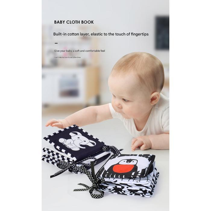 Ready Wndr Sensory Book Bayi 0-6 Bulan Gantung Buku Sensorik Bayi 0-6 Bulan Gantung Cloth Book Bayi