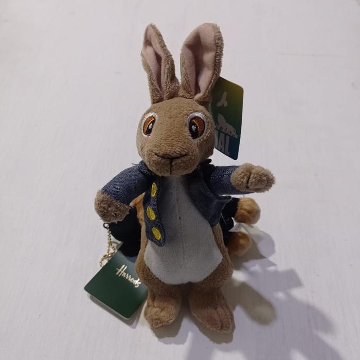 Gantungan Kunci / Gantungan Tas Boneka Kelinci Peter Rabbit - Biru