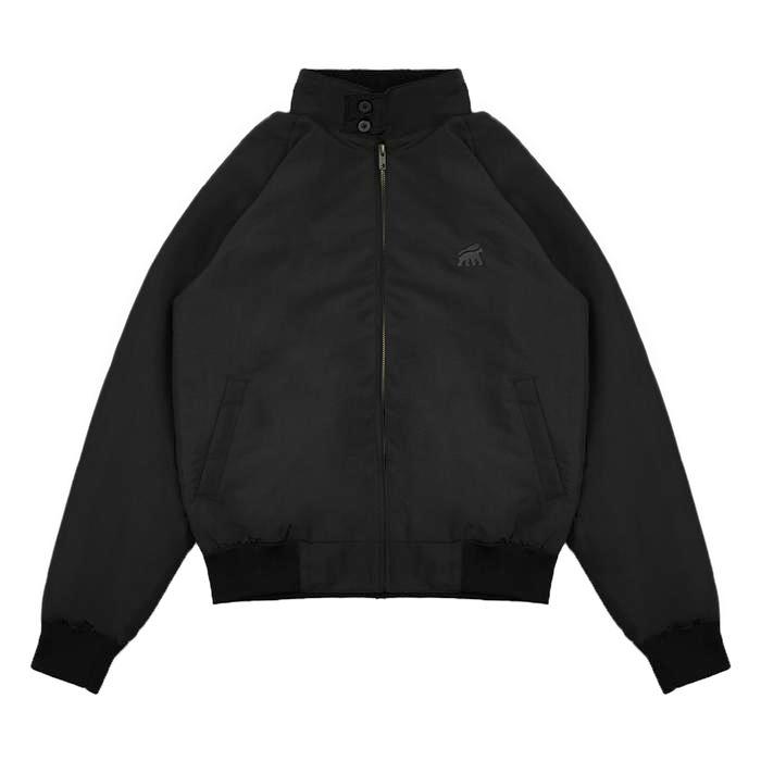 House Of Smith Harrington Jacket Hangor Black #6 - Jaket Harrington Pria Hitam Terlaris