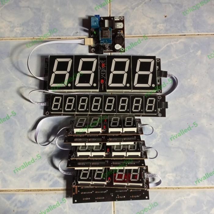 Kit Modul Jam Digital Waktu Shalat JWS 2,3/1.5inch Seven 7 segment
