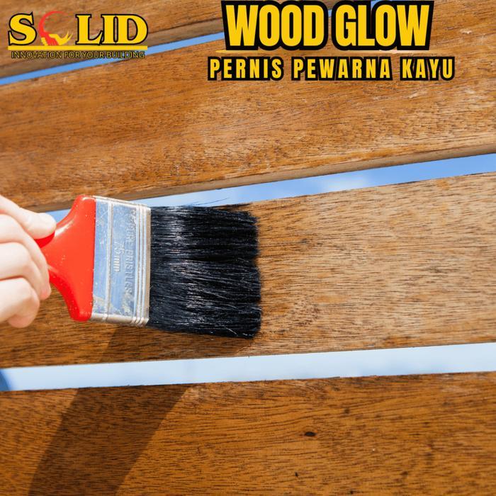 Politur Kayu Water Base - Solid Paint- Wood Glow 1 KILO Peralatan